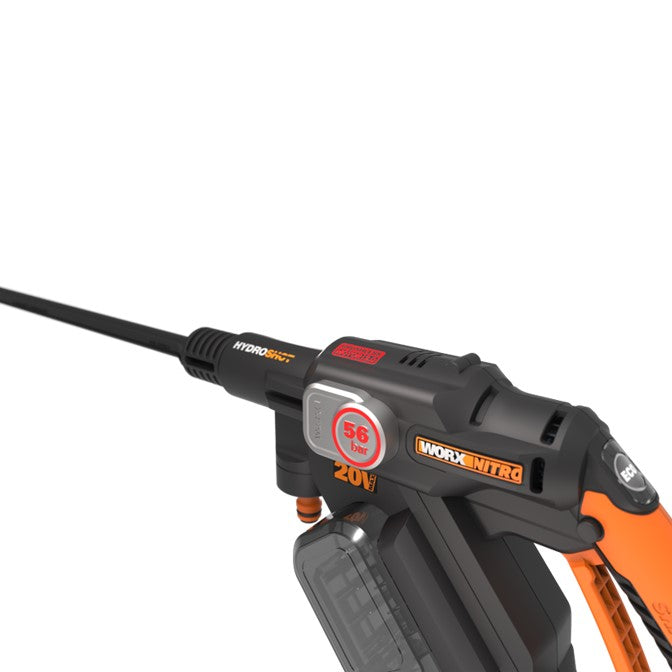 WORX NITRO HYDROSHOT High Pressure Cleaner Cordless 56 BAR 20V | KIT