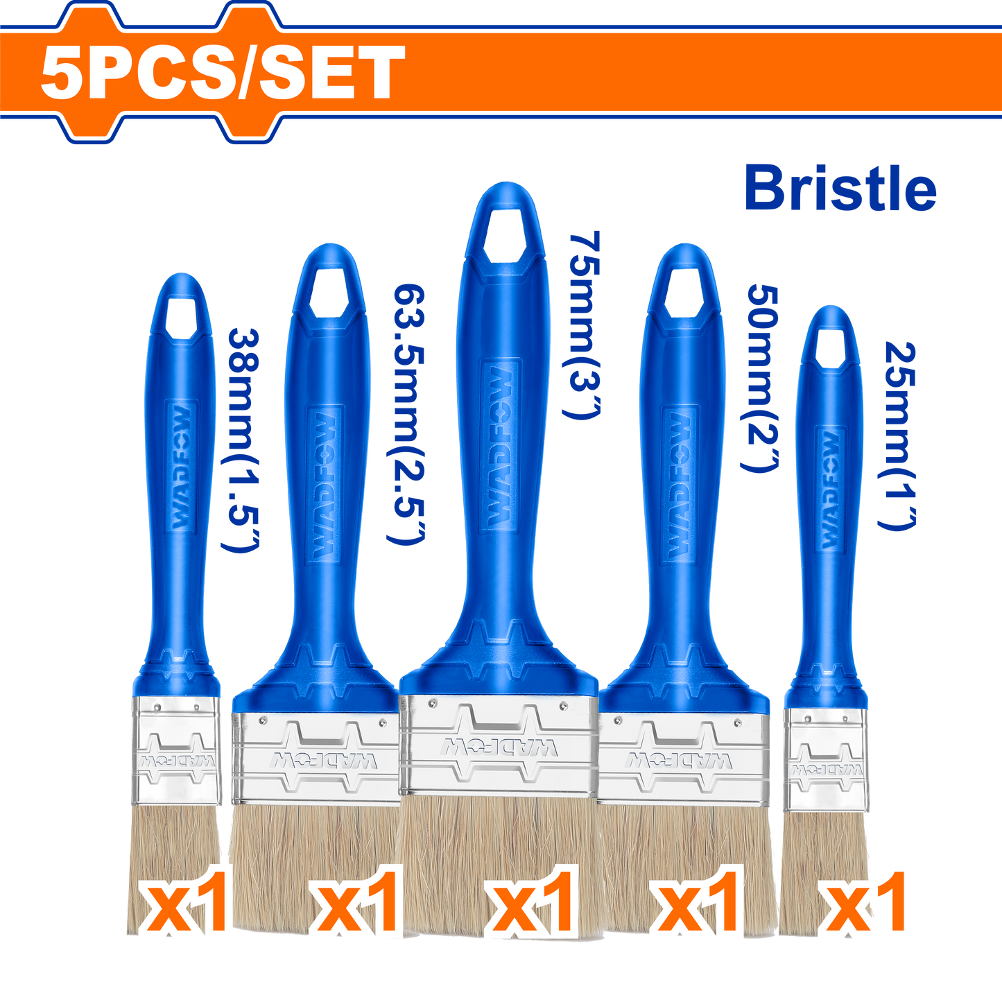 Wadfow Paint brush set 5 Piece