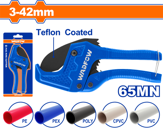 Wadfow PVC pipe cutter 3-42 mm WPC54642