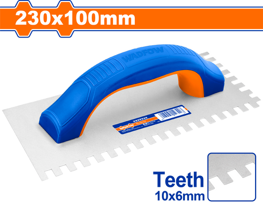 Wadfow Plastering trowel with teeth
