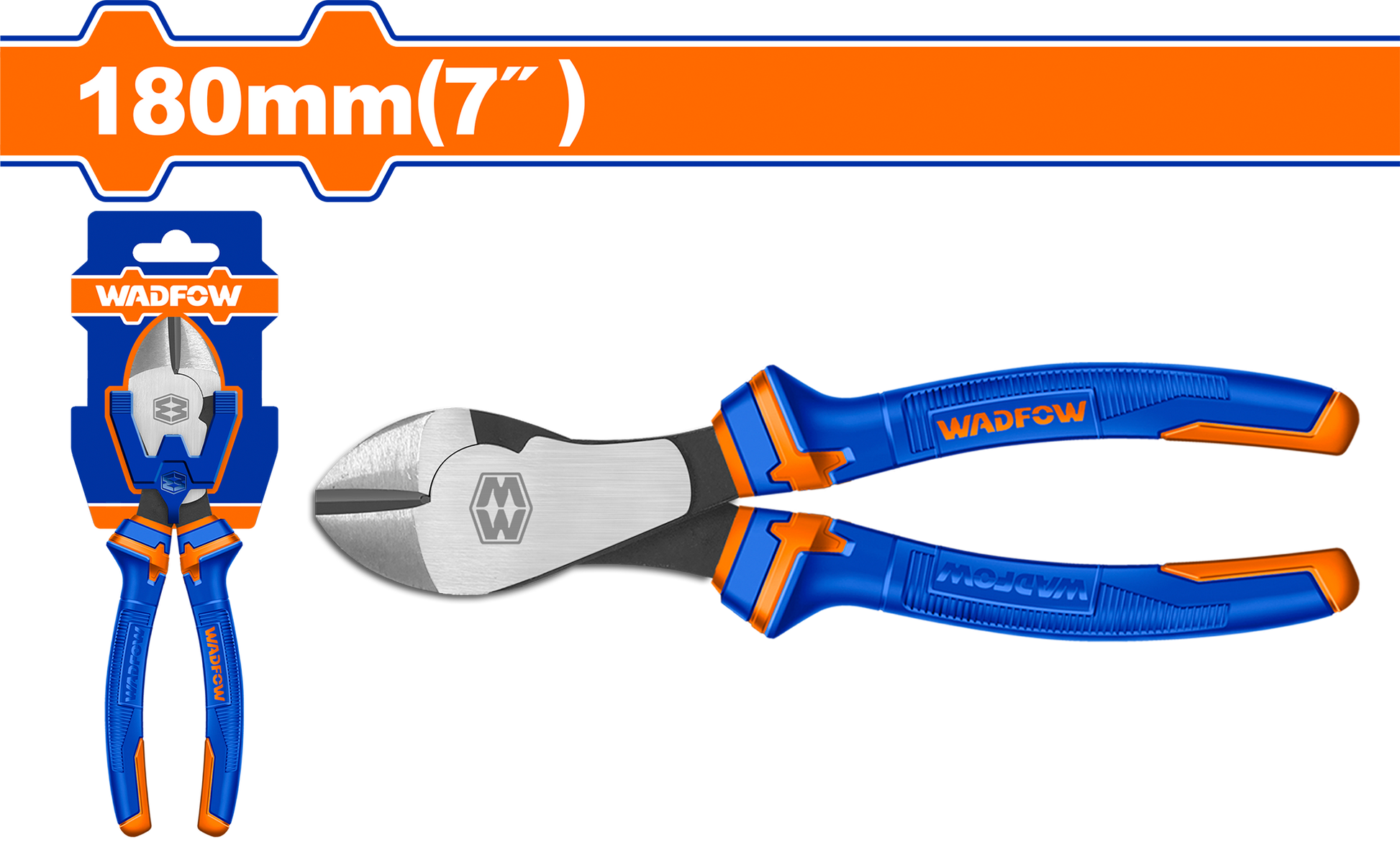 Wadfow Heavy-duty diagonal cutting pliers 7" WPL7C07