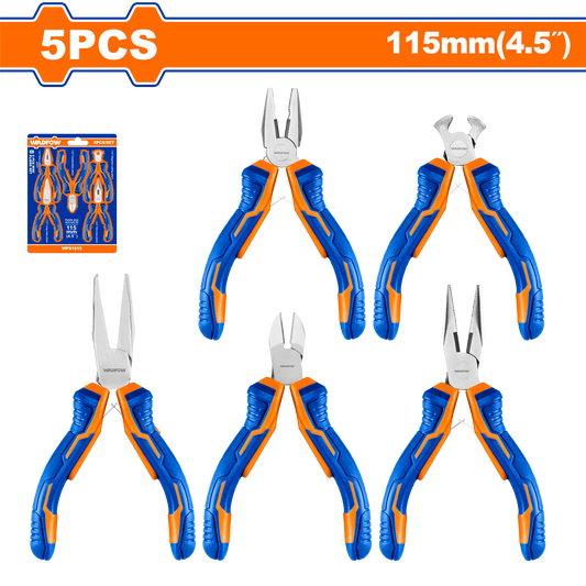 Wadfow Mini pliers set 5 Piece WPS1615