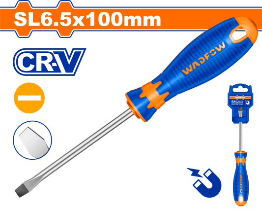 Wadfow Slotted screwdriver SL6.5x100mm WSD1264