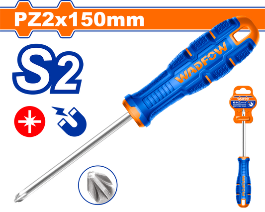 Wadfow Pozidriv screwdriver PZ2X150mm