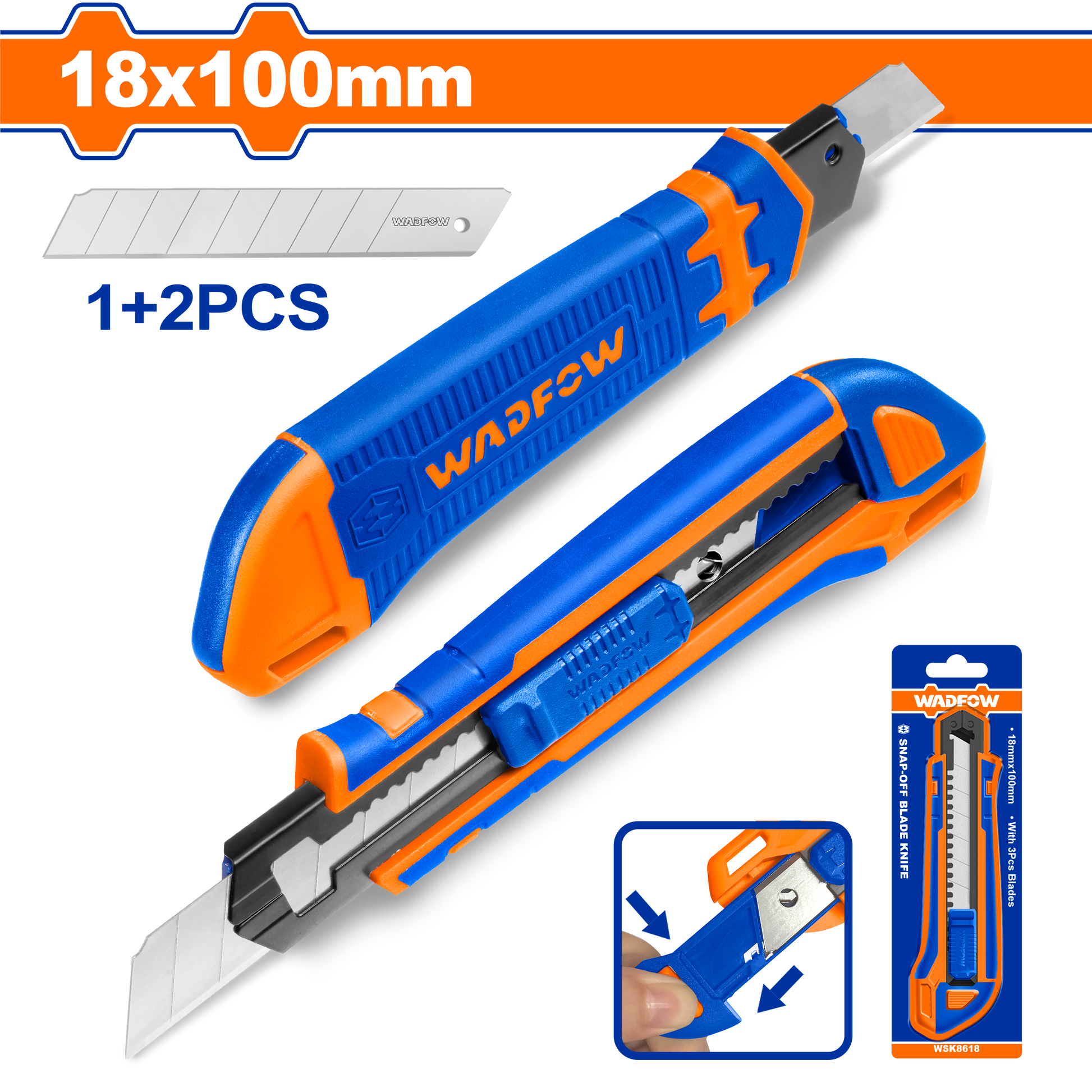 Wadfow Snap-off blade knife 170mm WSK8618