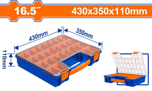 Wadfow Plastic Organizer 16.5" WTB1622
