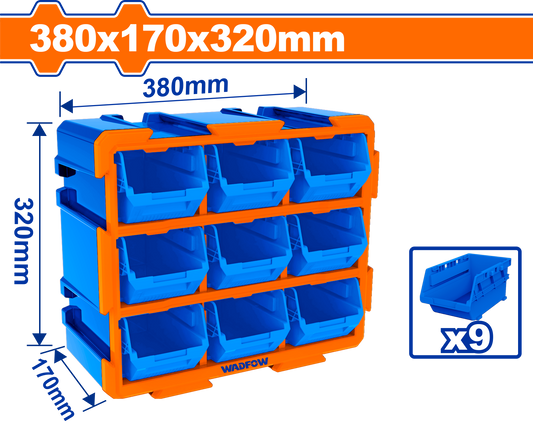 Wadfow Modular storage tower 380x170x320mm WTB8330