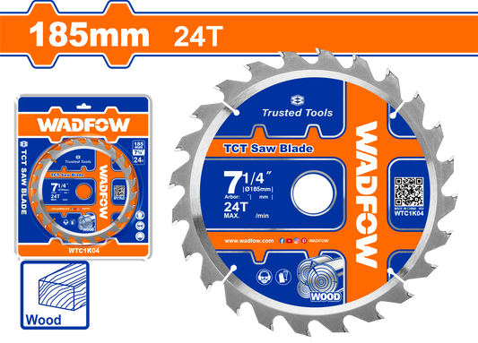 Wadfow TCT saw blade 185mm WTC1K04
