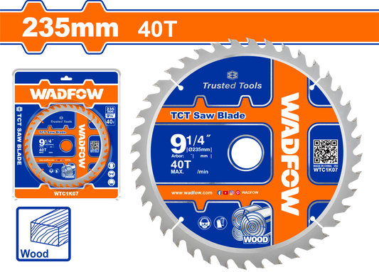 Wadfow TCT saw blade 235mm