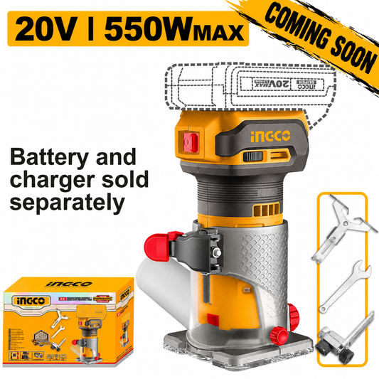 Ingco Cordless Palm Router 20v P20S (Tool Only)  CRLI3403