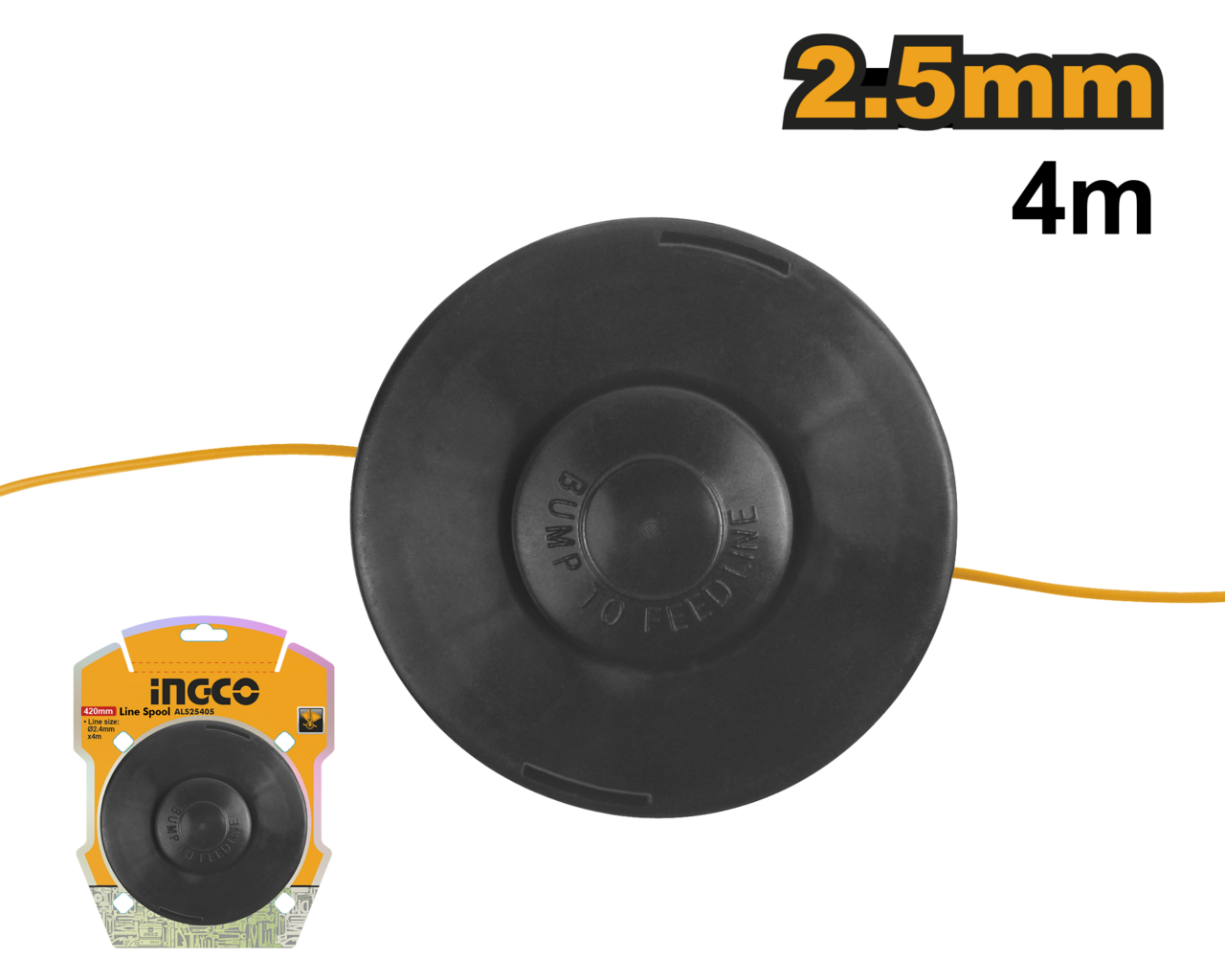 Ingco Line Spool 2.5mm X 4M – Northern Bolt & Tool