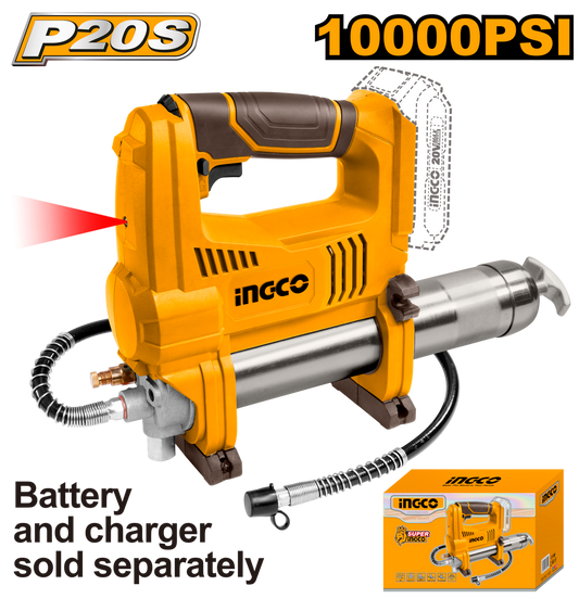 Ingco 20V Lithium-Ion Grease Gun