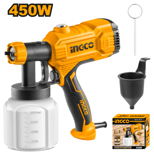 Ingco Spray Gun 450w - Corded
