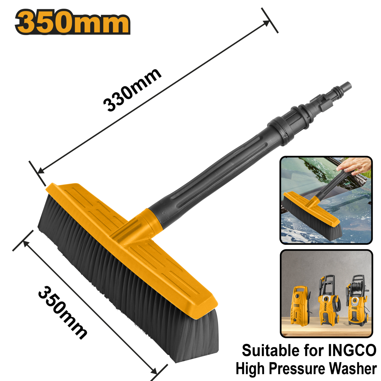 Ingco Horizontal Brush 350mm