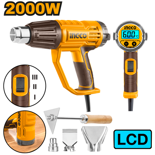 Ingco Heat Gun Digital 2000w