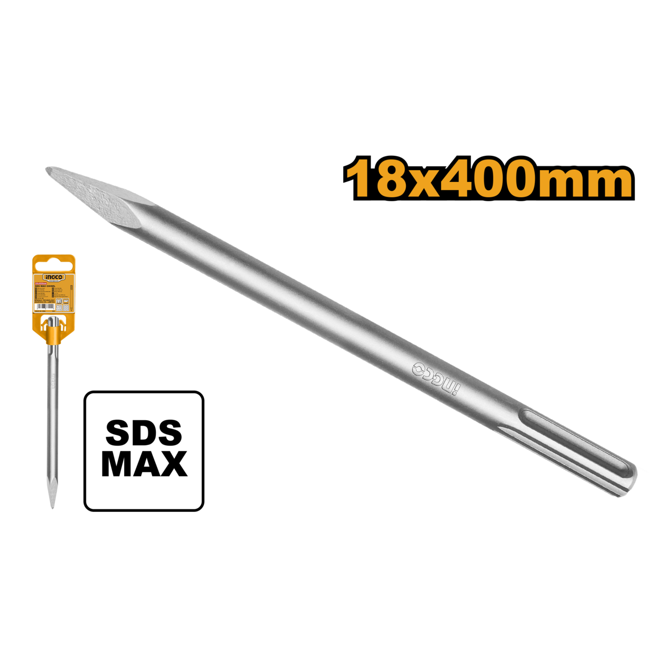 Ingco SDS Plus Chisel 18mm X 400mm