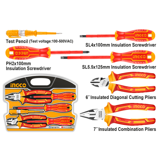 Ingco Insulated Hand Tools Set