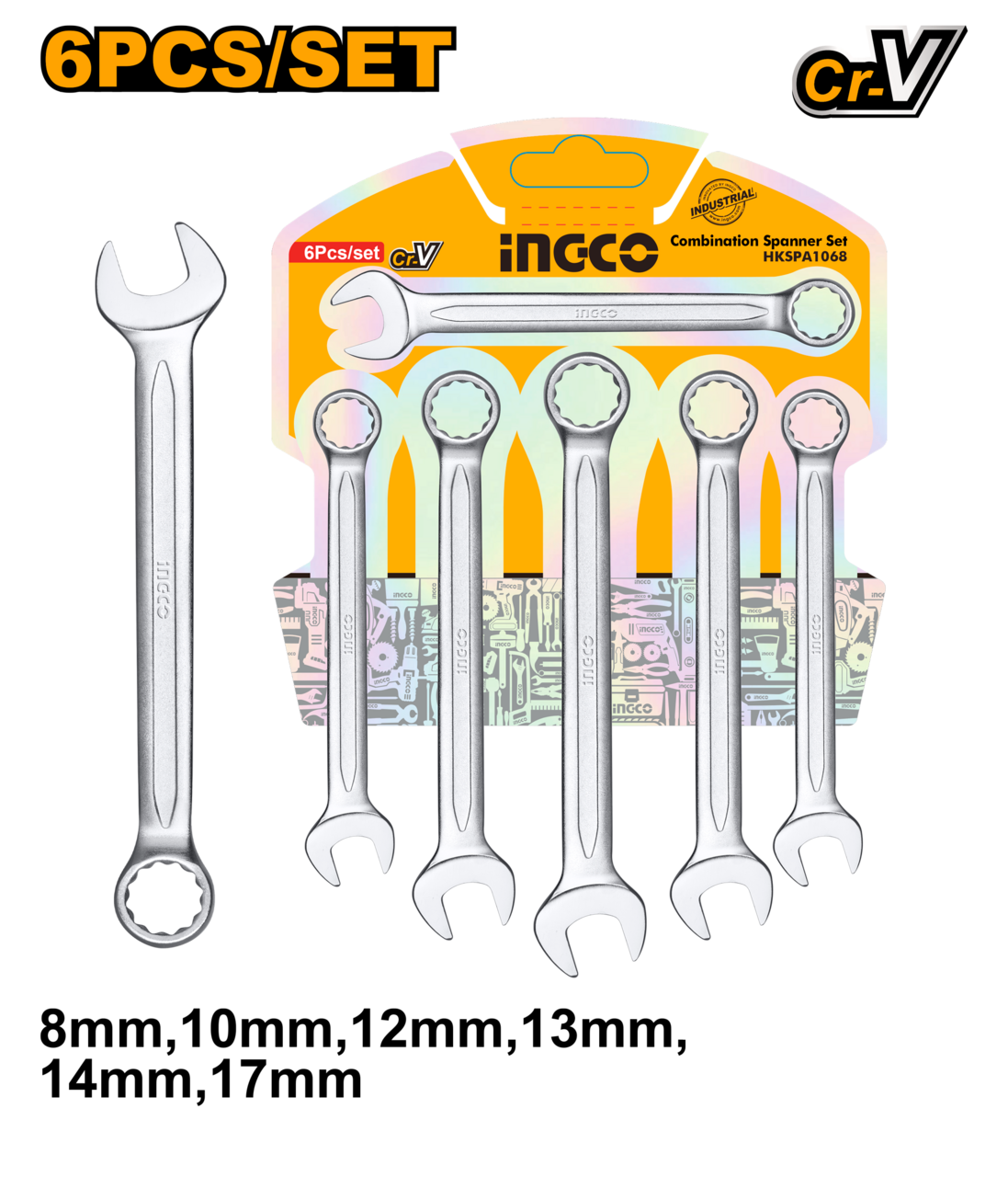 Ingco Combination Spanner Set