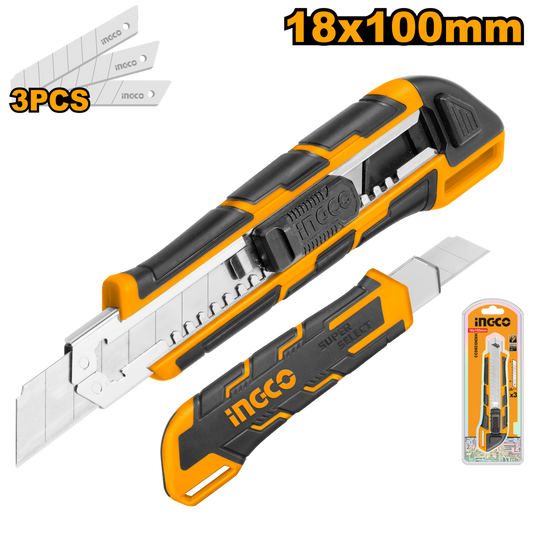 Ingco Knife 18mm X 100mm