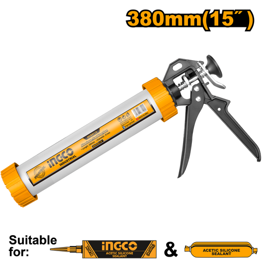 Ingco Aluminum Caulking Gun 380mm