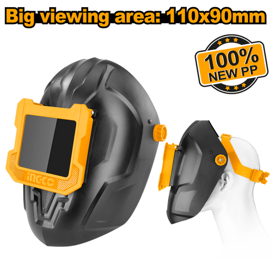 Ingco Welding Mask Wide View 110mm X 90MM