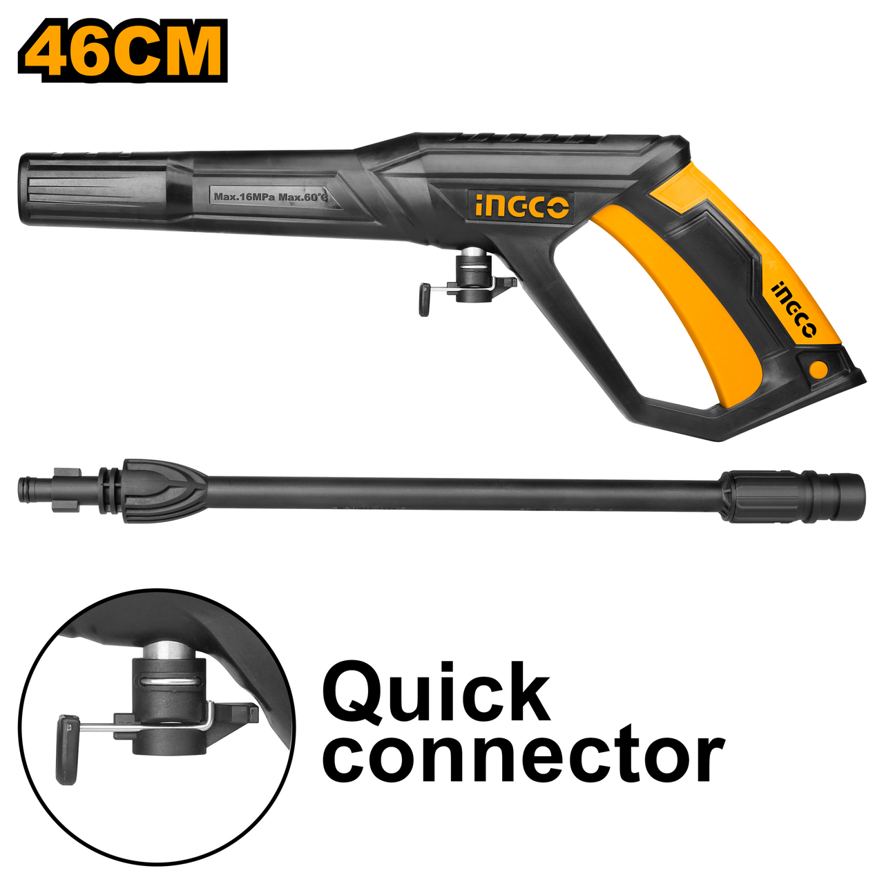 Ingco Quick Connect Hose 460mm