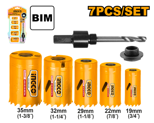Ingco Bi-metal hole saw set