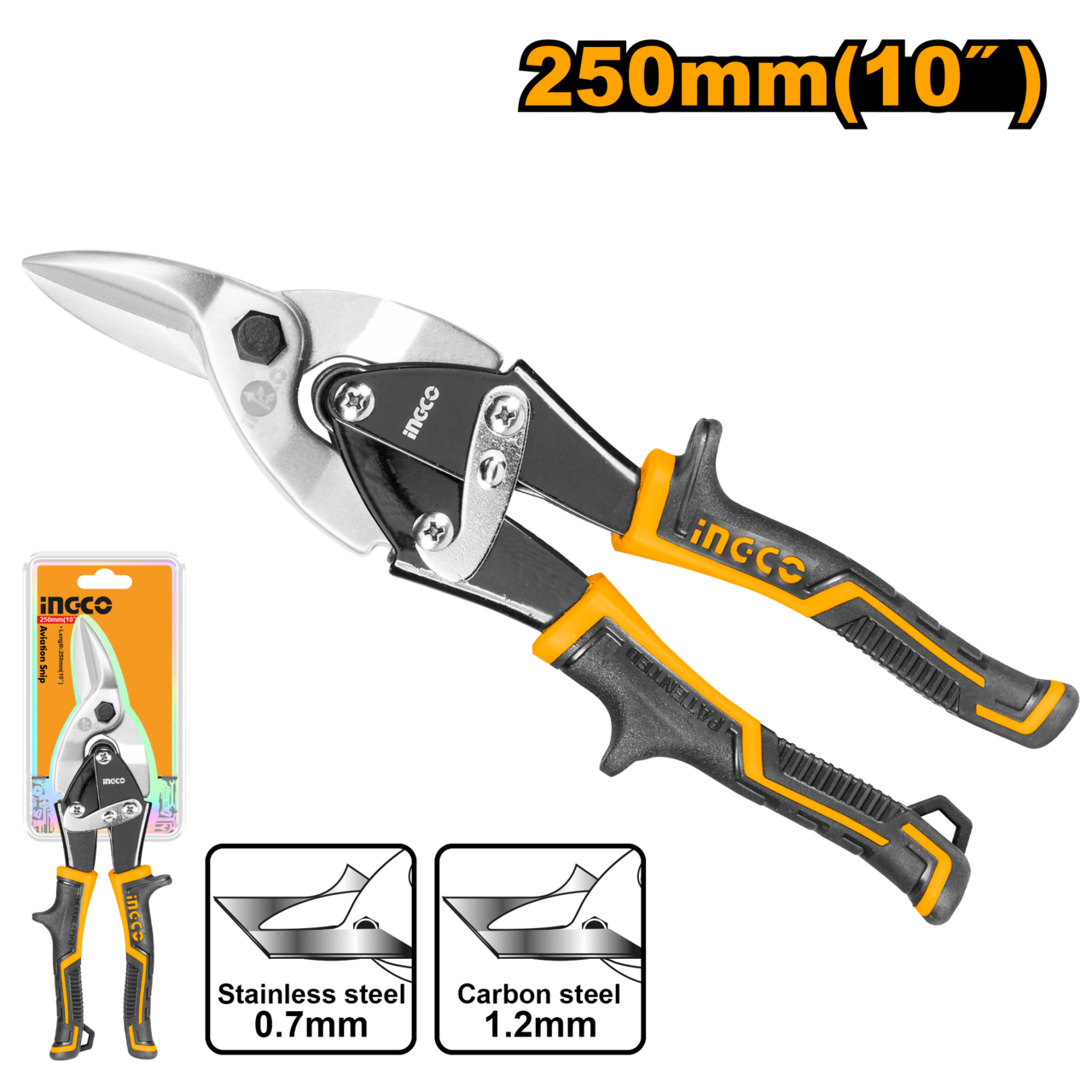 Ingco Aviation Snip Right 250mm