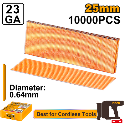 Ingco Headless Pins 25mm 1000Pcs