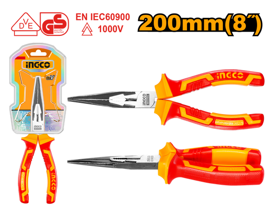 Ingco Longnose Plier Insulated 200mm
