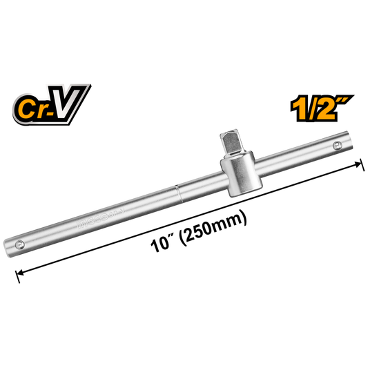 Ingco Sliding T-Bar 1/2"Dr 250mm