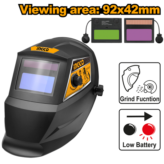 Ingco Auto Darkening Welding Helmet