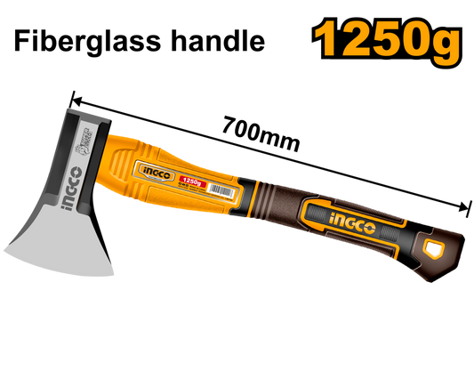 Ingco Axe 1.25kg Fiberglass Handle
