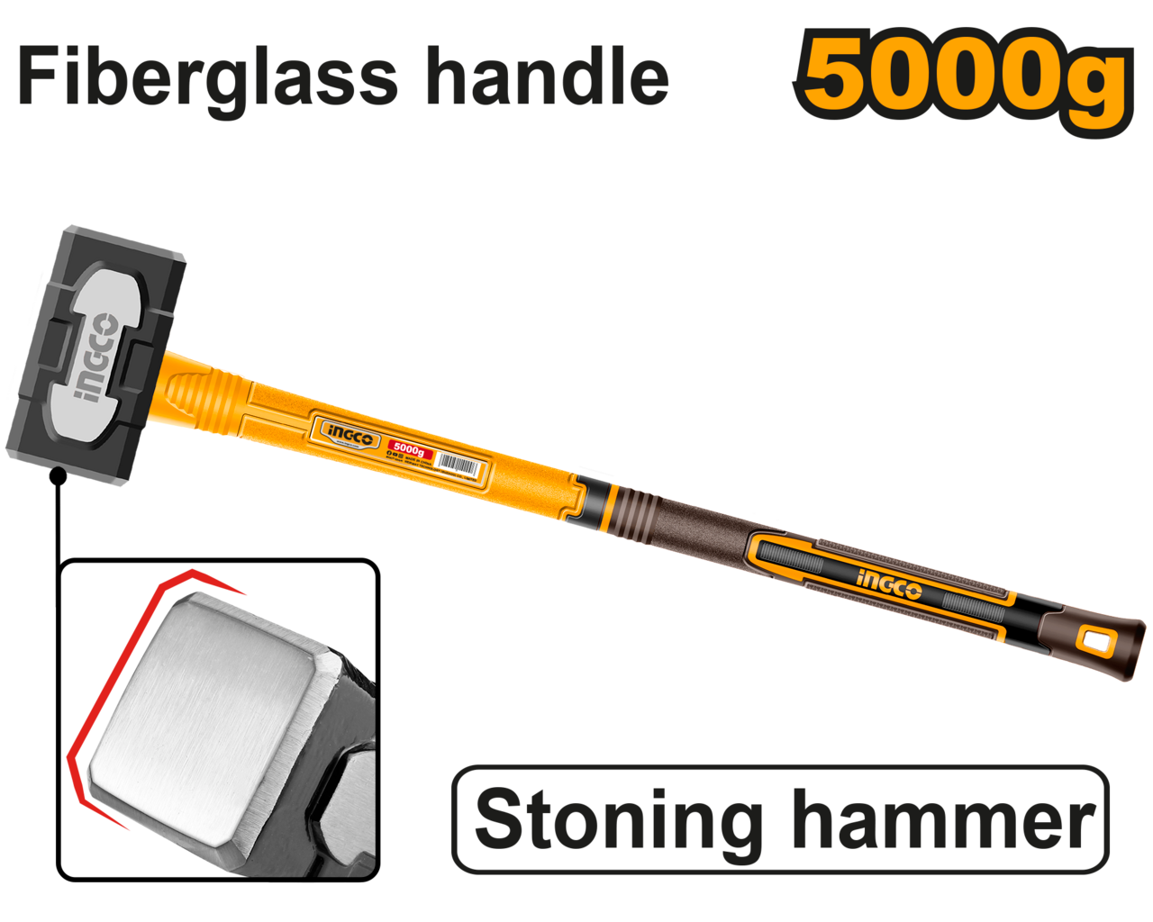 Ingco Stoning Hammer 5kg