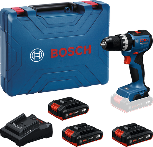 Special - Bosch Cordless Impact Drill 52nm Kit With 3 Batteries & Charger