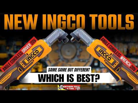 Testing the Ingco Cordless Angle Impact Driver & Wrench 20V - Video review