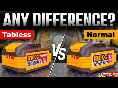 Testing an Ingco Tabless Battery against a Normal Battery to see if there's any difference - Video