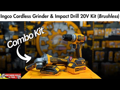 Ingco Cordless Angle Grinder Brushless 20V 115Mm - Machine Only