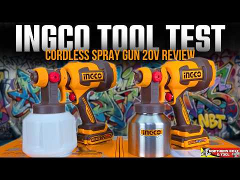 Ingco Cordless Spray Gun 20V Video Review