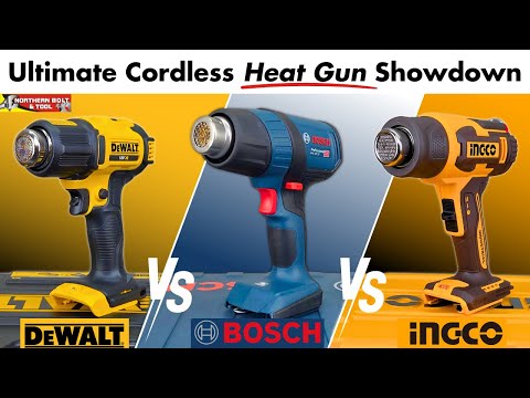 Ultimate Cordless Heat Gun Showdown - Bosch vs Ingco vs DeWalt