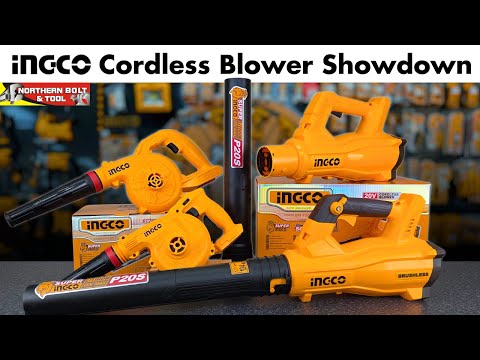 Video - Ingco Cordless Blower 20V Showdown - Review and Test