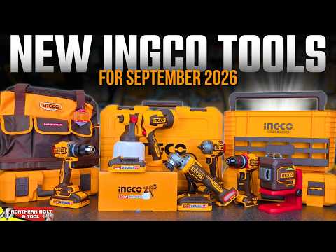New Ingco Tools for September 2026 - Video