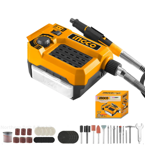 Ingco Cordless Die Grinder 20V with 40-Piece Accessory Set CMGLI2001