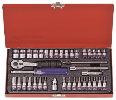 King Tony Socket Set With Bits 1/4"Dr 4-13Mm 39Pc 12P freeshipping - Africa Tool Distributors