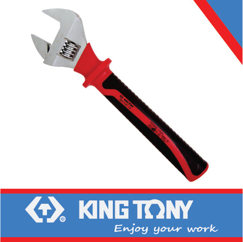 King Tony Vde Insulated Adjustable Wrench 300Mm