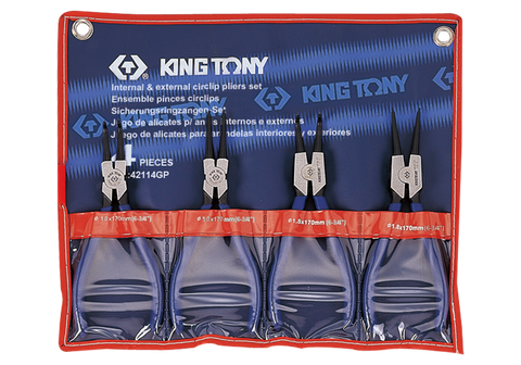 King Tony Circlip Pliers Set 4 Piece 180Mm freeshipping - Africa Tool Distributors