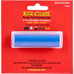 Tork Craft Battery 18650 Lithium 2200MAH Rechargeable 1 Piece