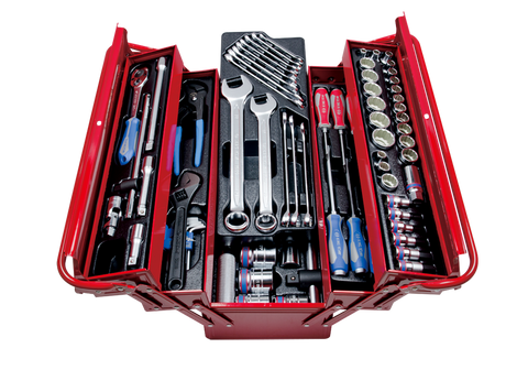 King Tony  Mechanic Tool Box Set 1/2" And 3/4" Dr 77 Piece freeshipping - Africa Tool Distributors