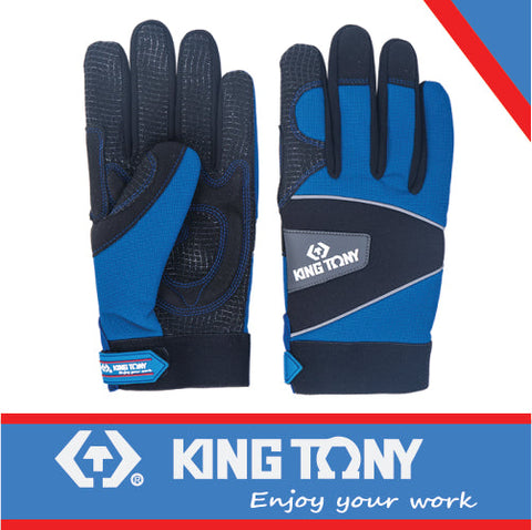 King Tony Anti-Slip Silicone Coated Work Gloves (Size:Xl)