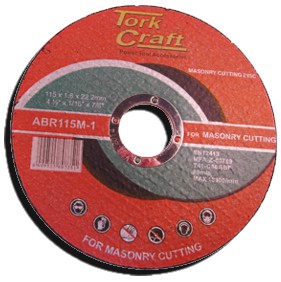 Tork Craft CUTTING DISC MASONRY 115 x 1.6 x 22.2MM